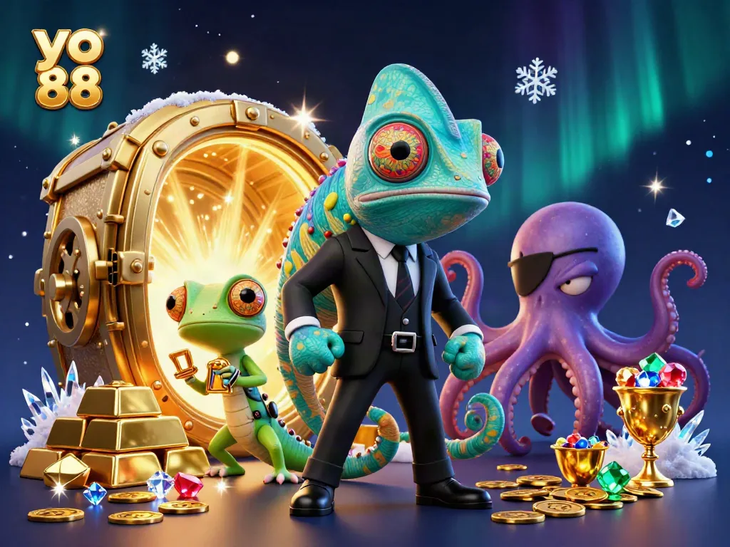 Engage with exciting games at yo 88, featuring dynamic characters amidst treasure and gems