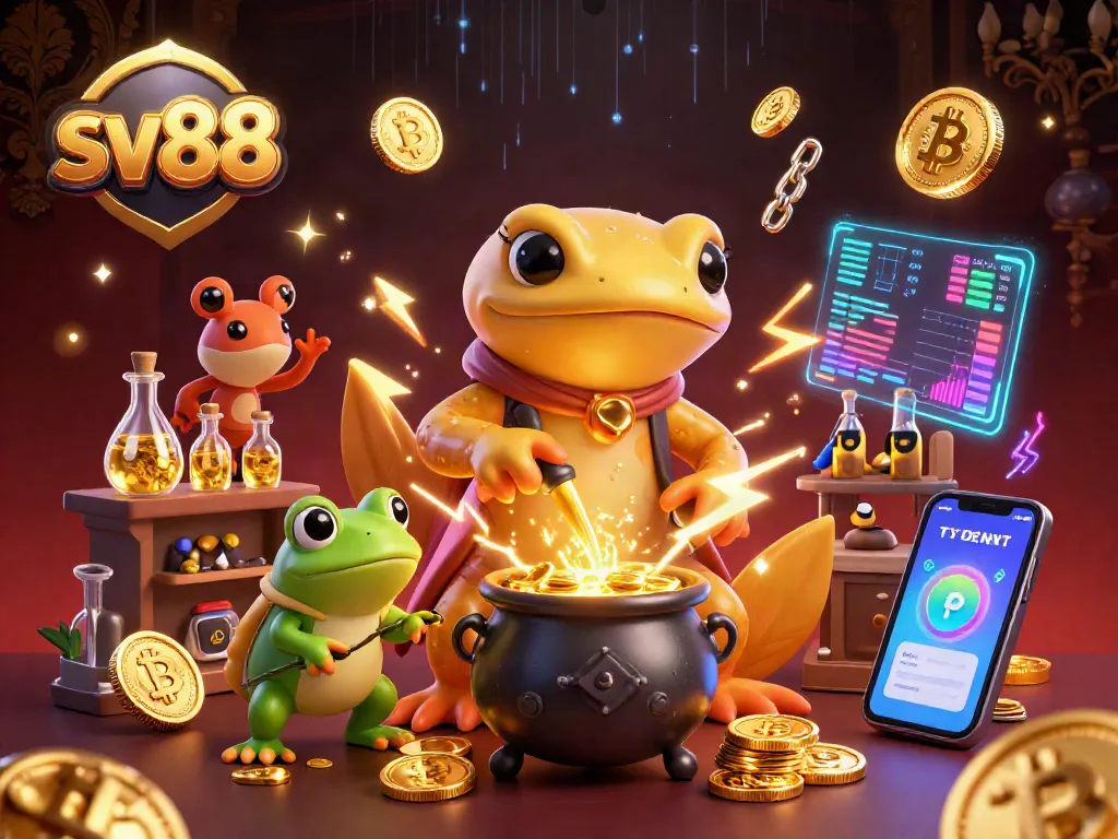 Win big at sv88 with interactive gaming scenes filled with golden alchemy and vibrant cryptocurrencies