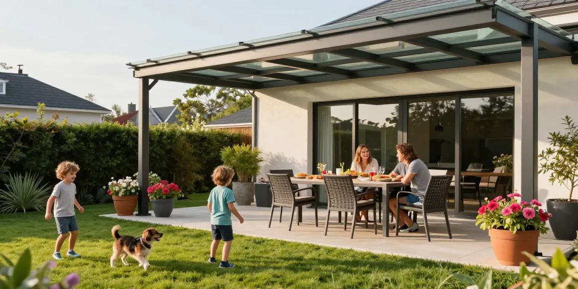 Elegante Terrassenüberdachungen bieten Schutz und stilvollen Wohnraum im Freien.